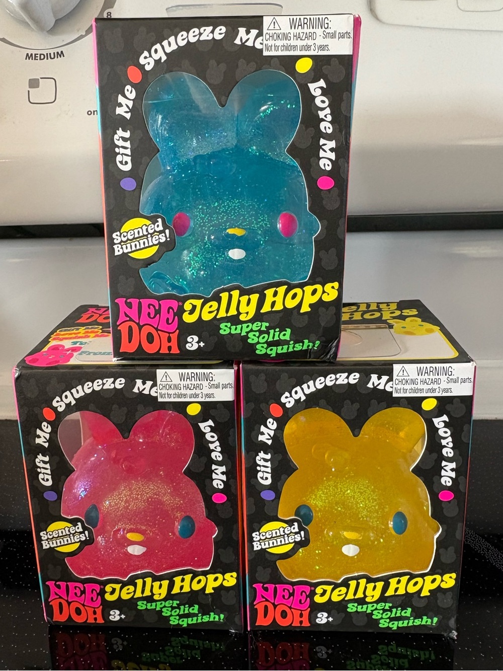 AUTHENTIC NeeDoh Jelly Hops (Set of 3)